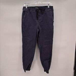 RSQ Mens Jogger Pants Casual Drawstring Waist Comfortable Blue Medium